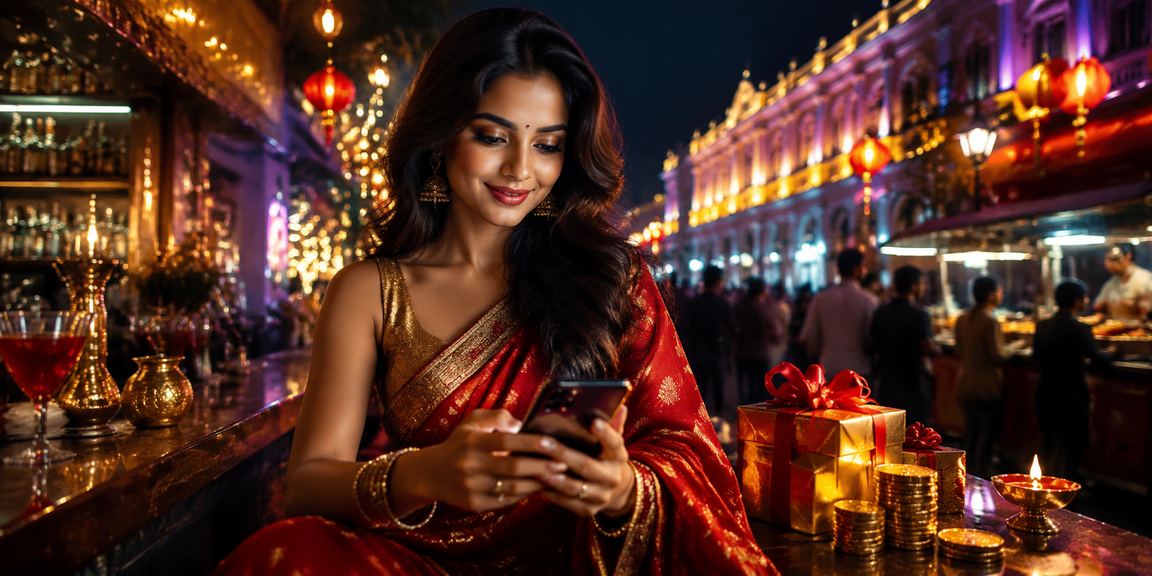 Mobile casino interface on smartphone in Delhi's Connaught Place