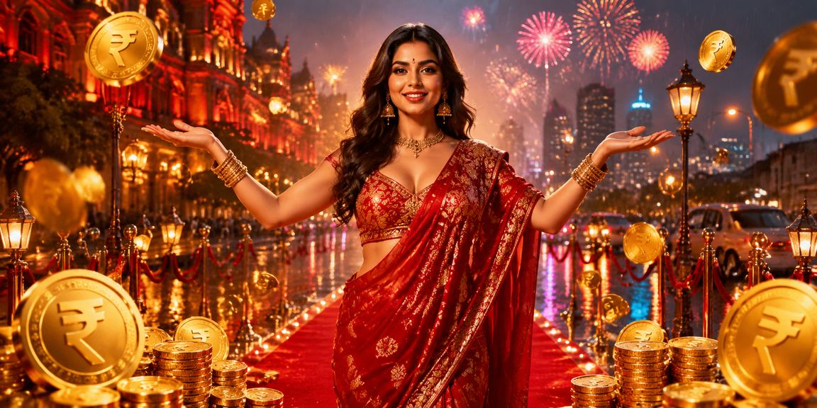 Vibrant Andar Bahar gameplay scene with Mumbai rupee theme and festive atmosphere